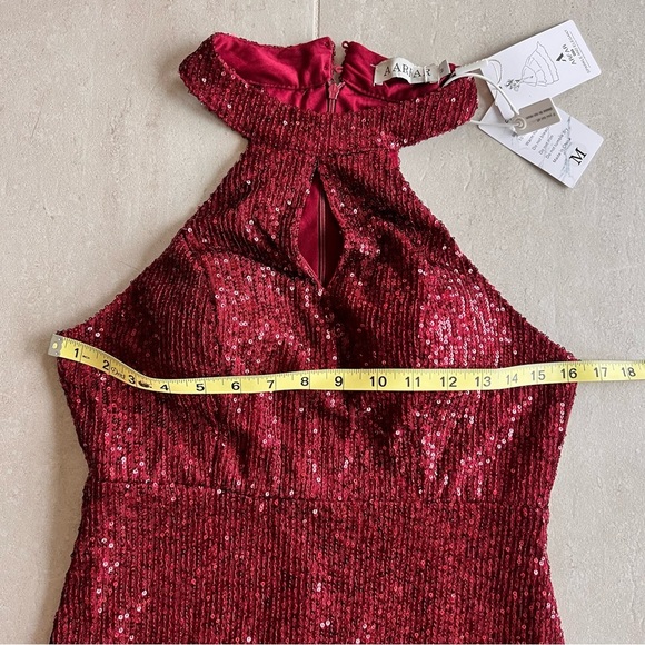 Long Sequin Party | Prom Sleeveless Mermaid Evening Elegant Formal Dress Size M - Picture 8 of 13